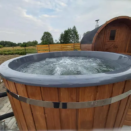 Drewniany Zakatek Z Sauna I Jacuzzi Prázdninový dům *