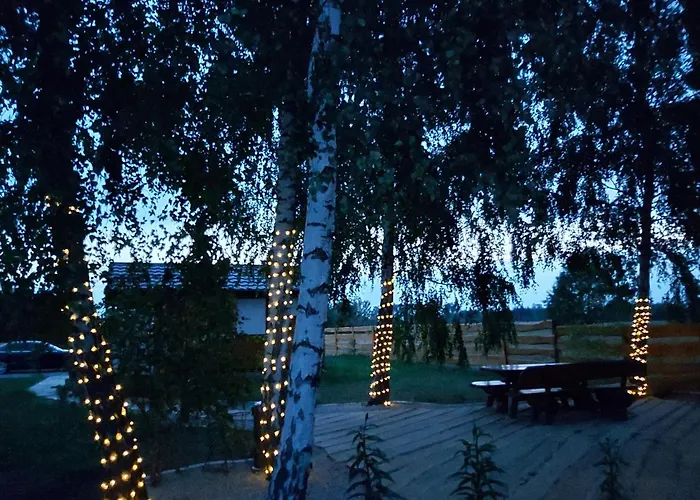 Drewniany Zakątek Z Sauną I Jacuzzi