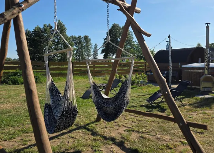 Drewniany Zakątek Z Sauną I Jacuzzi * Jadow