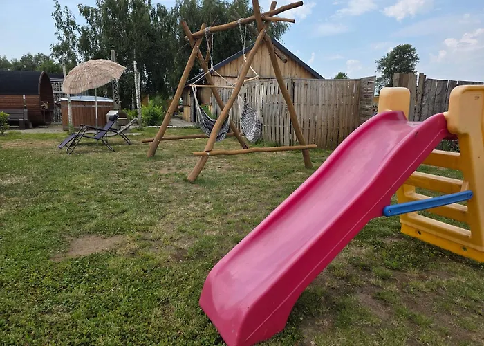 Drewniany Zakątek Z Sauną I Jacuzzi Dom wakacyjny Jadow